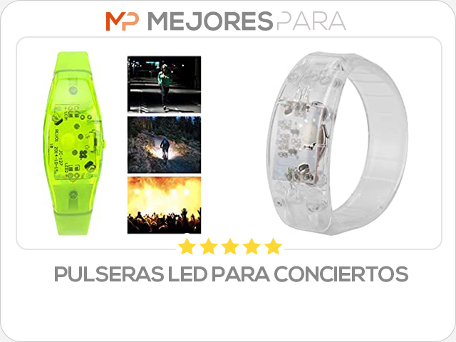 pulseras led para conciertos