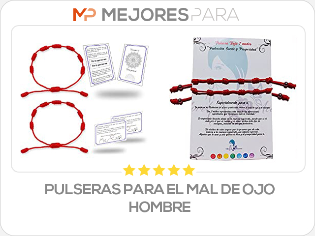 pulseras para el mal de ojo hombre