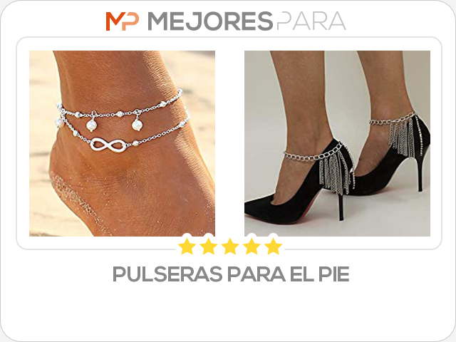 pulseras para el pie