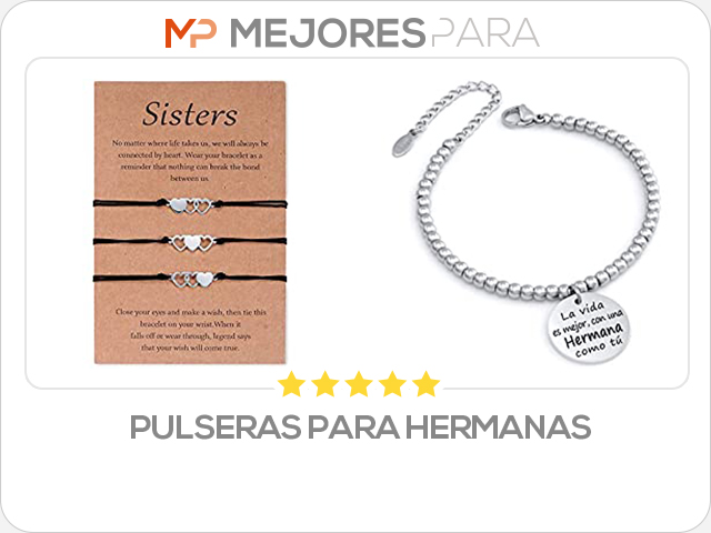 pulseras para hermanas