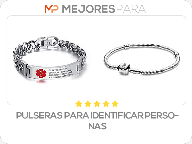 pulseras para identificar personas