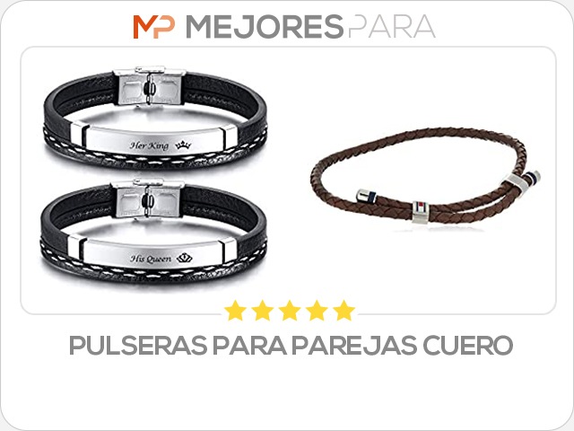 pulseras para parejas cuero