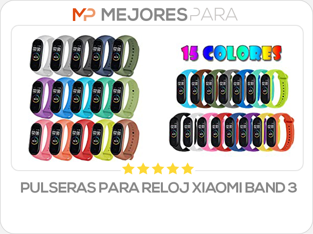 pulseras para reloj xiaomi band 3