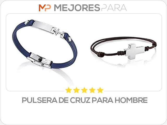 pulsera de cruz para hombre