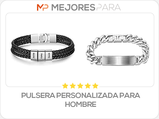 pulsera personalizada para hombre