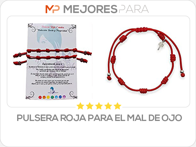 pulsera roja para el mal de ojo