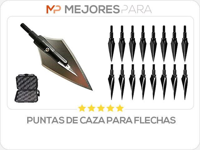 puntas de caza para flechas