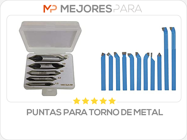 puntas para torno de metal