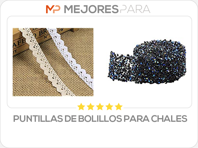 puntillas de bolillos para chales