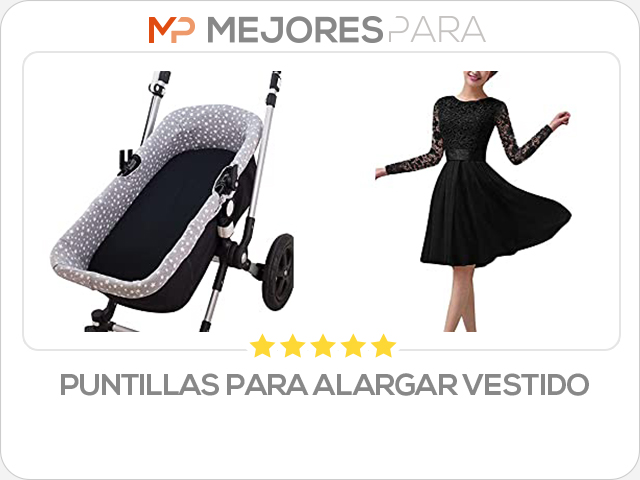 puntillas para alargar vestido