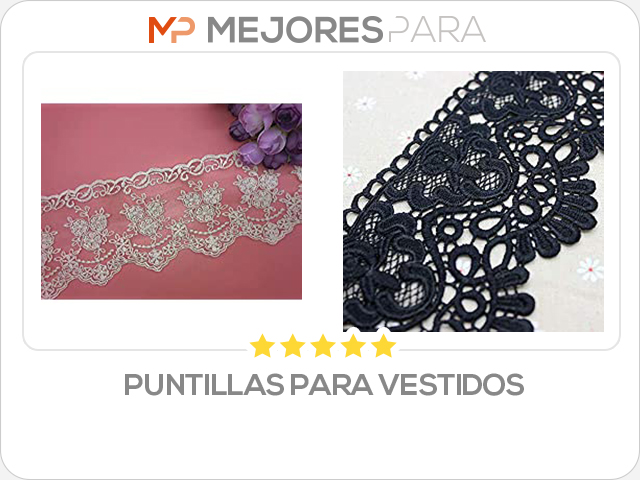 puntillas para vestidos