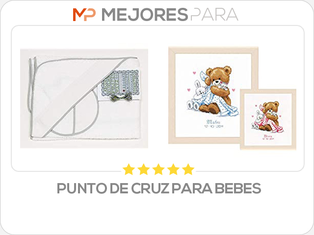 punto de cruz para bebes