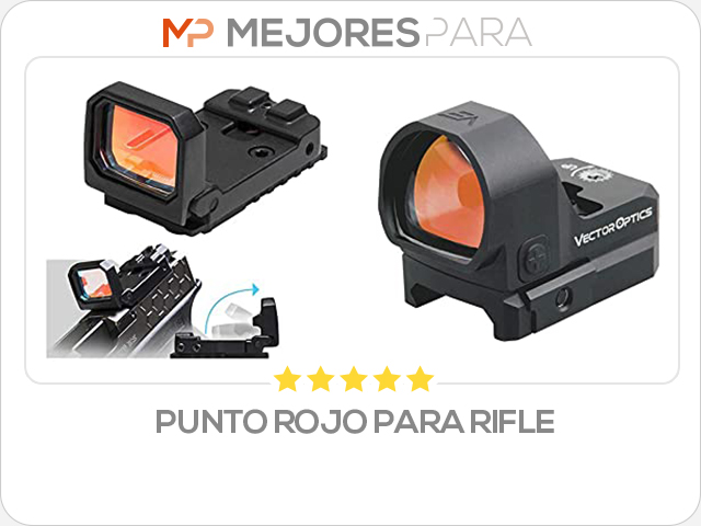 punto rojo para rifle