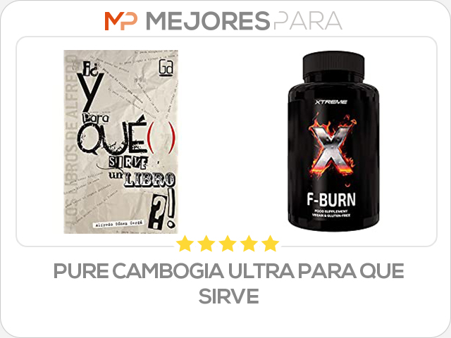 pure cambogia ultra para que sirve