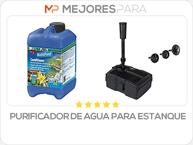 purificador de agua para estanque