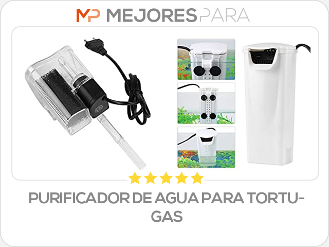 purificador de agua para tortugas