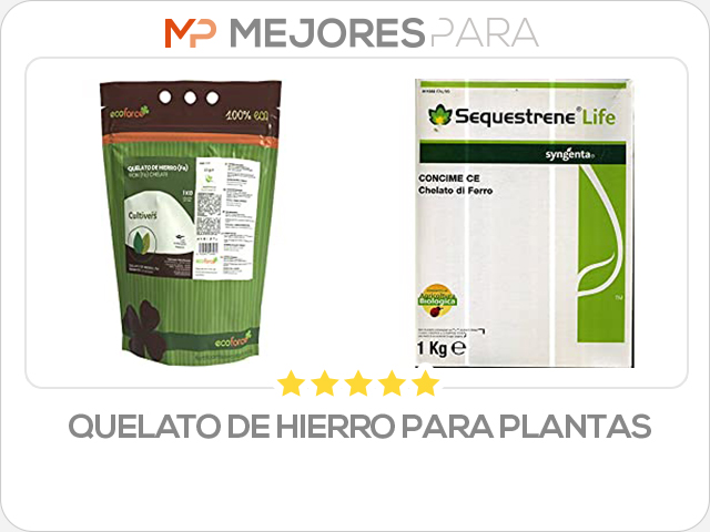 quelato de hierro para plantas