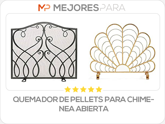 quemador de pellets para chimenea abierta