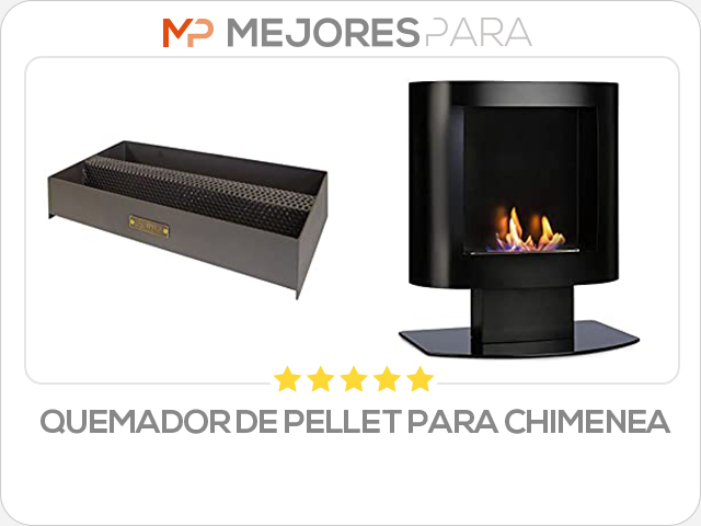 quemador de pellet para chimenea