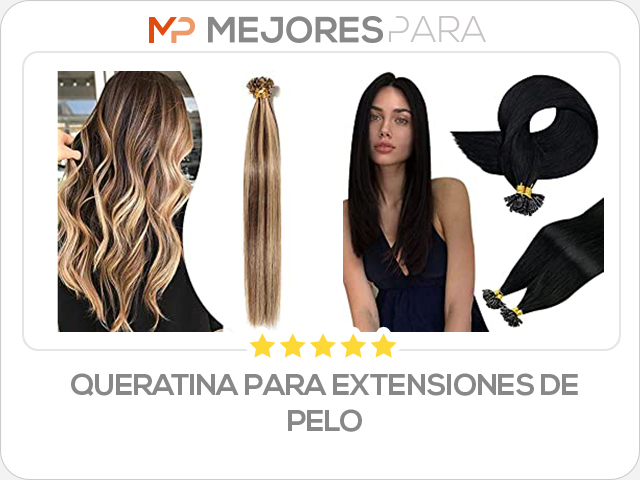 queratina para extensiones de pelo