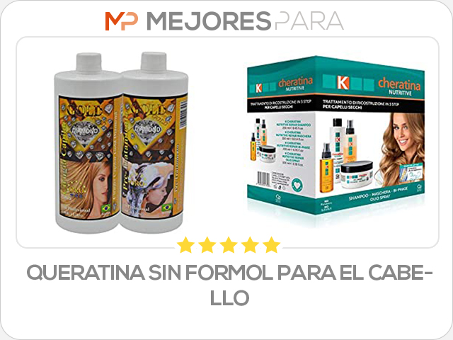 queratina sin formol para el cabello