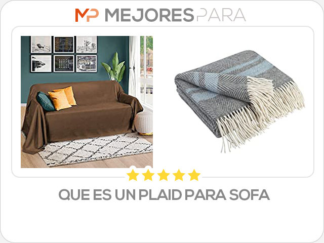 que es un plaid para sofa