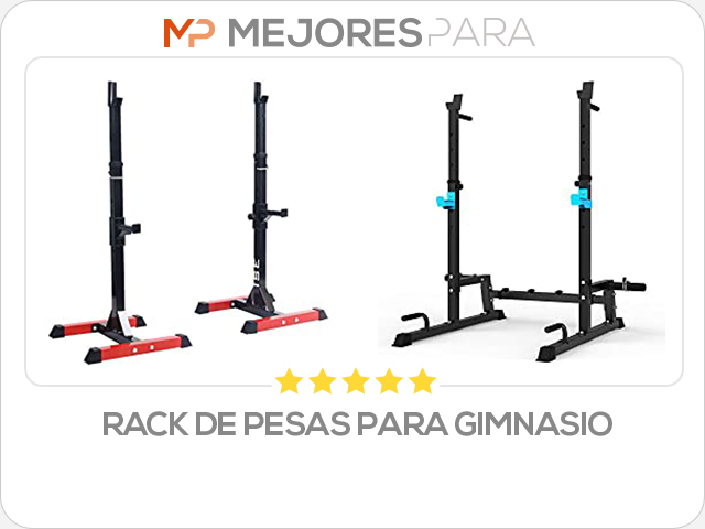 rack de pesas para gimnasio