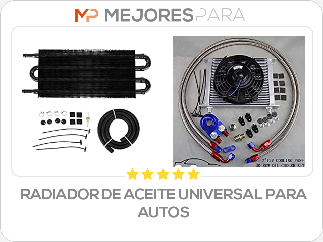 radiador de aceite universal para autos