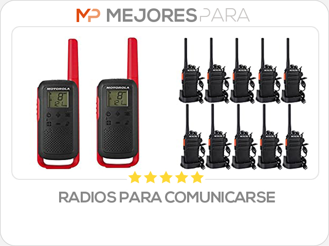 radios para comunicarse