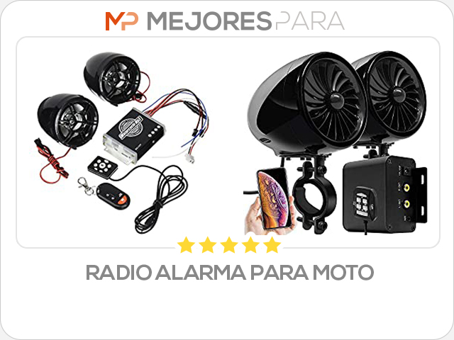 radio alarma para moto