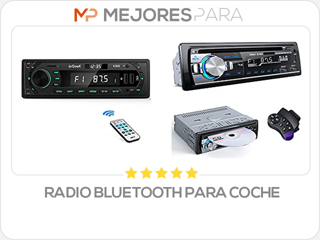 radio bluetooth para coche