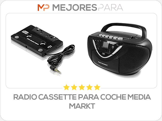 radio cassette para coche media markt