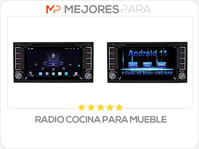 radio cocina para mueble