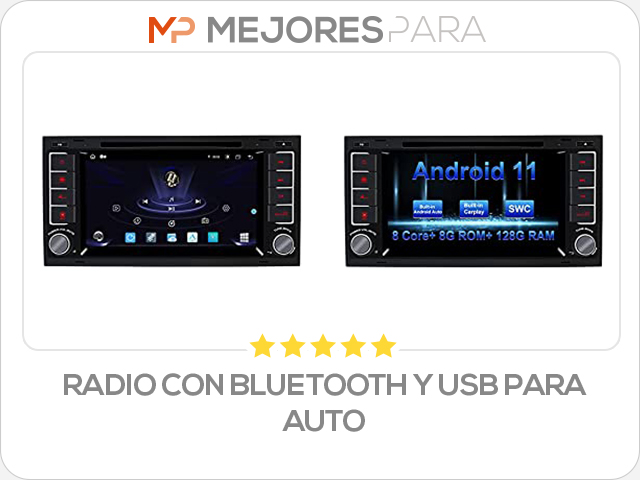 radio con bluetooth y usb para auto