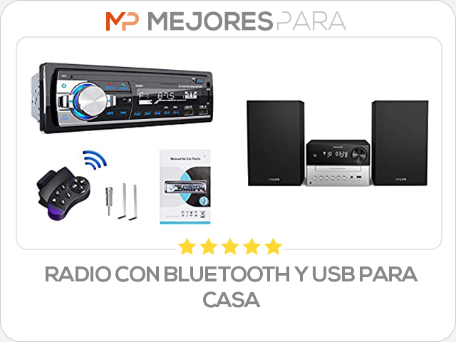 radio con bluetooth y usb para casa