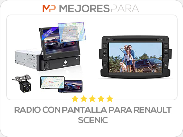 radio con pantalla para renault scenic