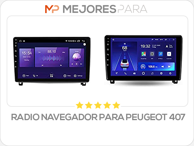 radio navegador para peugeot 407