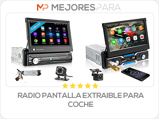 radio pantalla extraible para coche