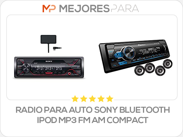 radio para auto sony bluetooth ipod mp3 fm am compact