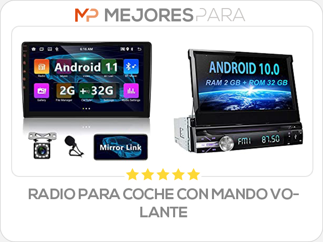 radio para coche con mando volante