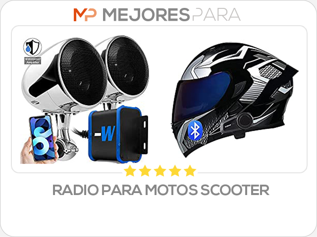 radio para motos scooter