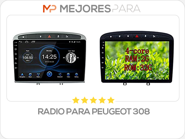 radio para peugeot 308