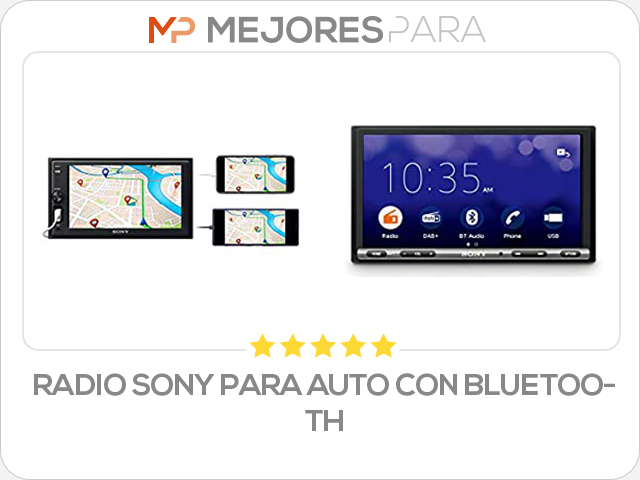 radio sony para auto con bluetooth