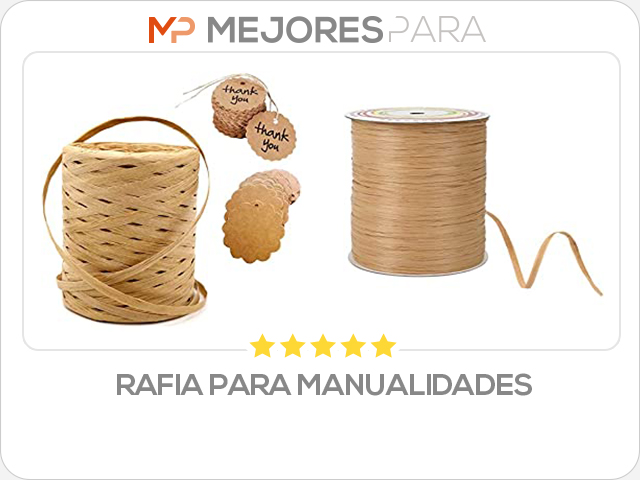 rafia para manualidades