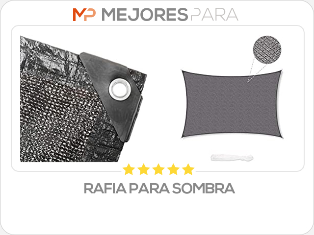 rafia para sombra