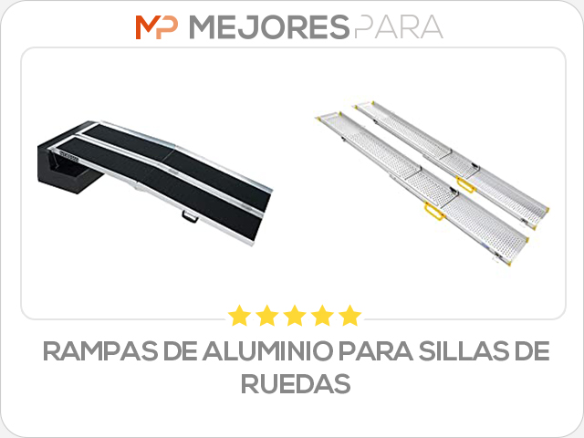 rampas de aluminio para sillas de ruedas