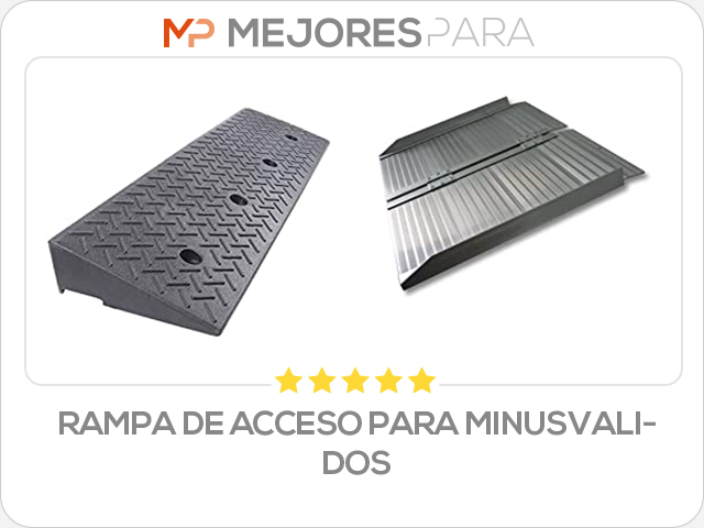 rampa de acceso para minusvalidos