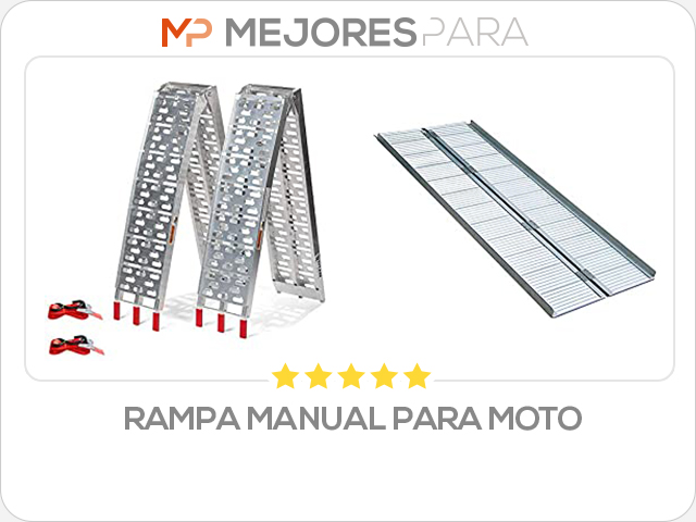 rampa manual para moto