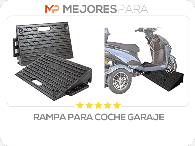 rampa para coche garaje