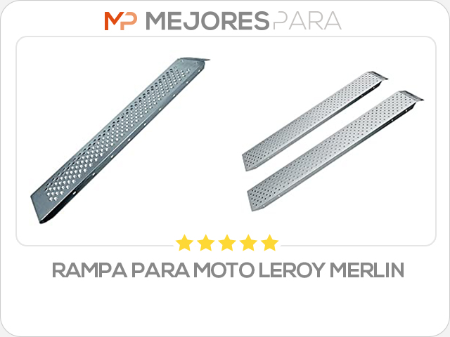 rampa para moto leroy merlin